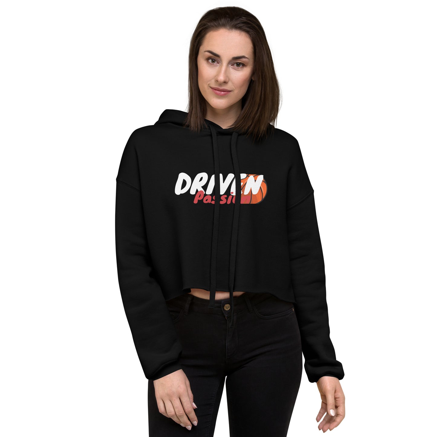 Driven Passion Crop Hoodie