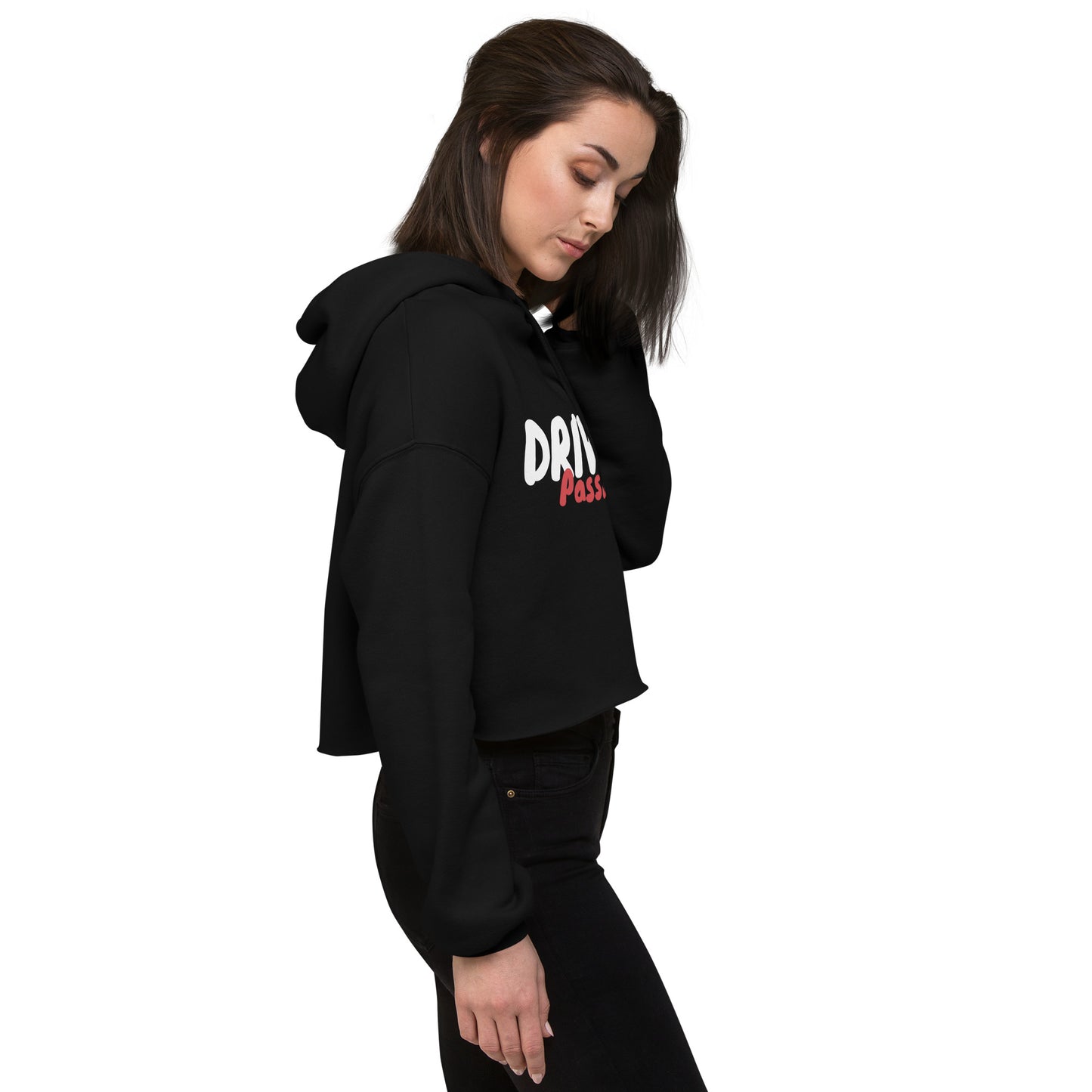 Driven Passion Crop Hoodie